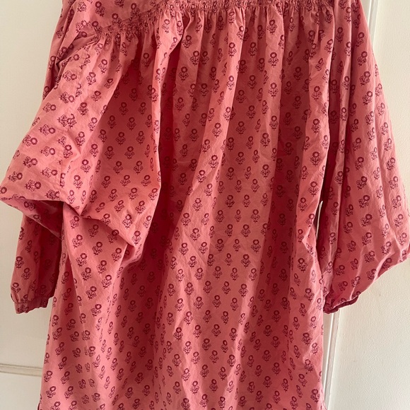 Doen Opal Dress in Sunflower Block Print with Balloon Sleeves - Picture 7 of 10